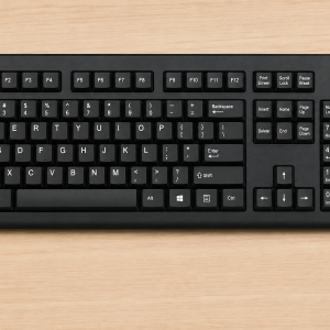 Black Full-Size Computer Keyboard